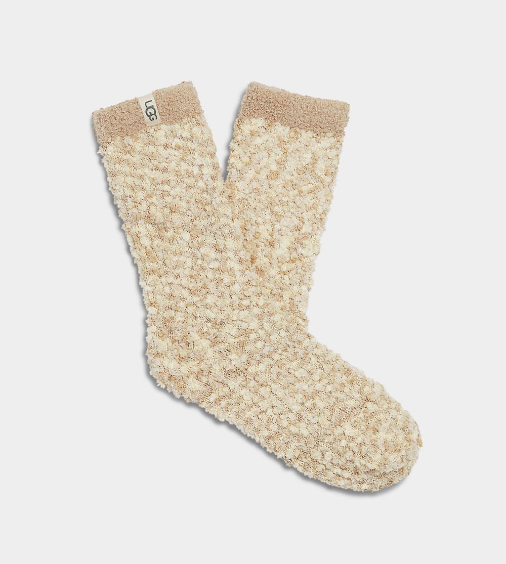 Ugg Cozy Chenille - Womens Socks - White - NZ (7390FKWGB)